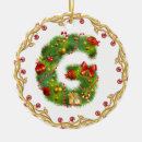 Search for letter g christmas tree decorations Xmas