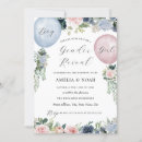 Search for pink blue balloon gender reveal invitations Girl