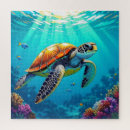 Search for coral reef puzzles Aquatic
