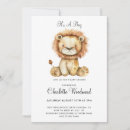 Search for lion cub invitations It's a boy