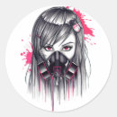 Search for gas mask stickers Neon