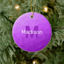 Search for lavender christmas tree decorations Purple