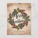 Search for old vintage christmas cards Wreath