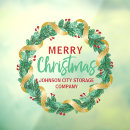 Search for merry christmas window decals Red