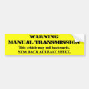 Search for stay back bumper stickers Warning