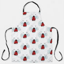 Search for ladybugs aprons Red