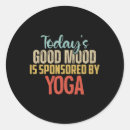 Search for yoga lover stickers Wellness