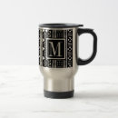 Search for printed travel mugs Black and white