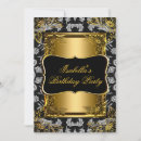 Search for brocade invitations Gold