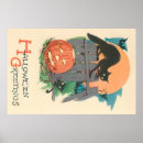 Search for cat full moon posters Jack o lantern