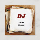 Search for vinyl record business cards Unique