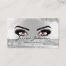 Search for metallic silver business cards Beauty