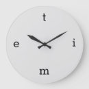 Search for letter clocks Modern