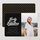 Search for 40 years old invitations Elegant