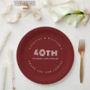 Search for 40th anniversary plates Simple