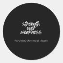 Search for weakness stickers Awareness