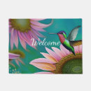 Search for hummingbird flowers doormats Nature
