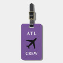Search for flight crew luggage tags Attendant