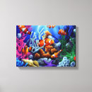 Search for aquatic canvas prints Sea life