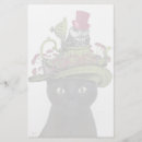 Search for black cat stationery paper Cute black cats