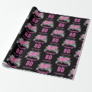 Search for 80th birthday wrapping paper Flowers