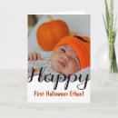 Search for baby first halloween cards Pumpkin
