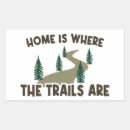Search for home is where stickers Camping