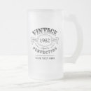 Search for vintage beer glasses black and white