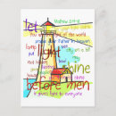 Search for shining light postcards Lighthouse