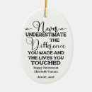 Search for teacher retirement christmas tree decorations Boss