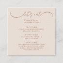 Search for menu enclosure cards Calligraphy