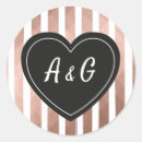 Search for gold heart wedding stickers Couple