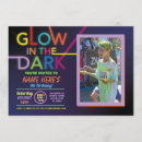 Search for glow skate party invitations Glowing