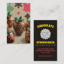 Search for chocolate strawberries business cards Strawberry