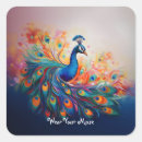 Search for colorful peacock stickers Wildlife