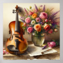 Search for violin posters Flowers