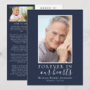 Search for memorial service program invitations Forever in our hearts