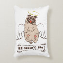 Search for funny pug cushions Puppy
