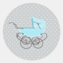Search for blue grey baby shower stickers Polka dots