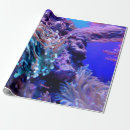 Search for coral reef wrapping paper Blue