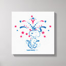 Search for 4th canvas prints Peanuts independence day
