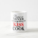 Search for kiss the cook mugs Humour