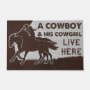 Search for farmhouse front doormats Cowboy porch mat