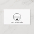 Search for justice business cards Simple