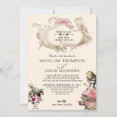 Search for black and white alice in wonderland invitations Vintage