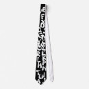 Search for alphabet letters ties Black