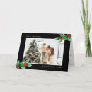 Search for holly berry christmas cards Black