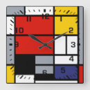 Search for plane clocks Piet mondrian