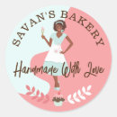 Search for cupcake business stickers Made with love