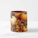 Search for fall flower mugs Halloween